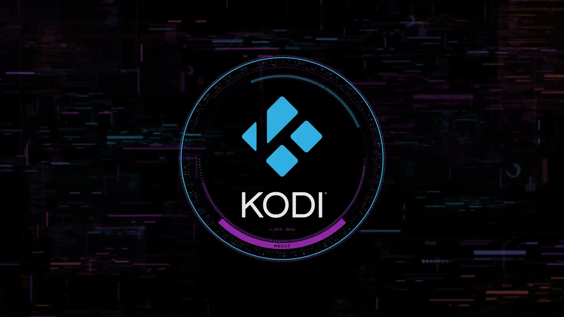 Kodi 20.x "Nexus" Beta Splash Screen